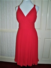 Coast Stunning Red Pleated “Marilyn Monroe Style”  Dress size 10