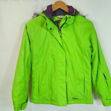 Surfanic Jacket Ski Winter Show Age 11-12 152cm Hooded Green Waterproof