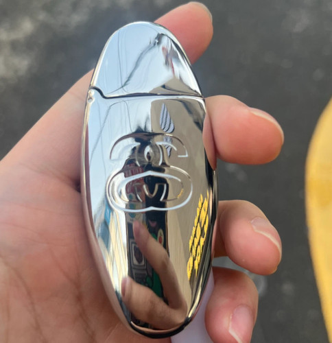 Stussy metal pill lighter case - metal,