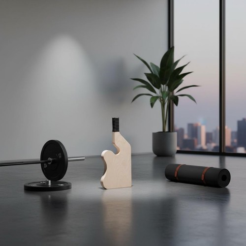 Wooden barbell lift - barbell,