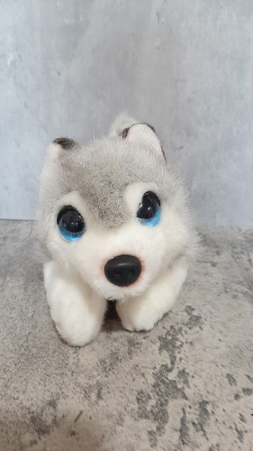 Huskie dog grey white - soft, toy