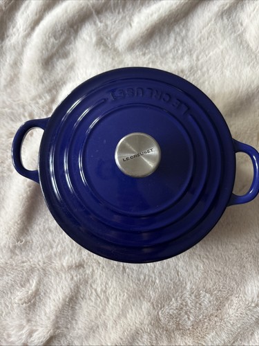 Blue 18cm round - le, creuset