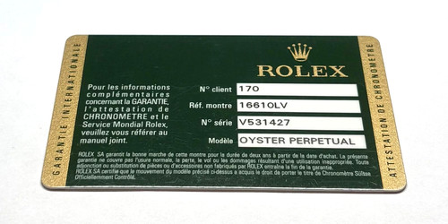 Rare original rolex 16610lv - rare,