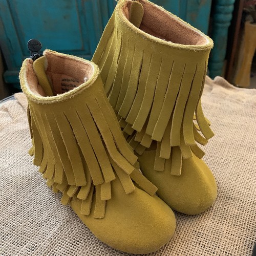 Monkey feet mustard leather - feet,