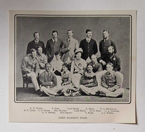 Lord harris team 1901 - team, of