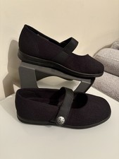 Cosyfeet Women's Black Shoes Koryl - UK Size 9 Extra Roomy Wide Fit