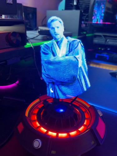 Star wars hologram - star,
