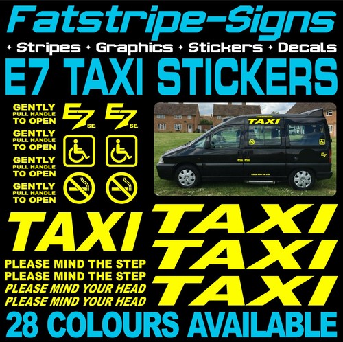 Fits peugeot taxi stickers - fits,