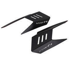 1 Pair Black Motorcycle Fairing Wing Side Wing Cover For Yamaha Nmax 2024-2025