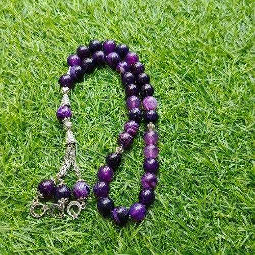 Beautiful purple agate - , stone