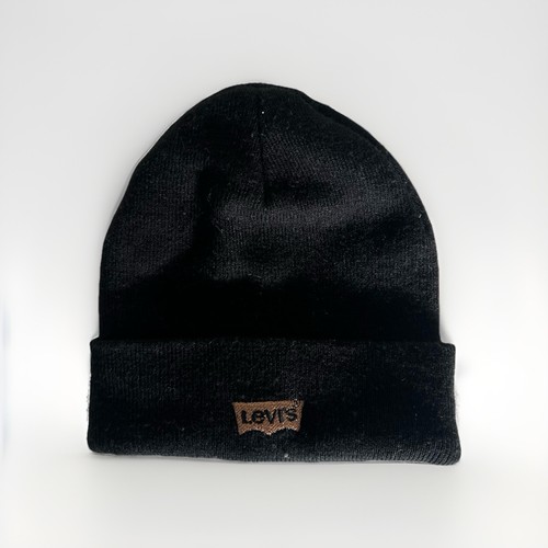 Black levi beanie - black,