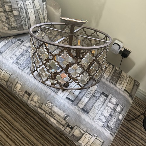 Chandelier metal brass - chandelier,