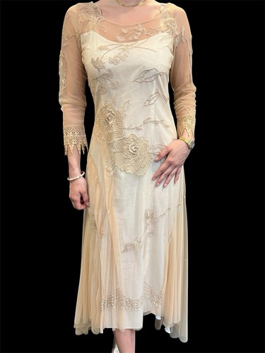Nataya beige lace - nataya, dress