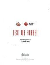25/26  SUNDERLAND v  ARSENAL      ( 8/11/25 )