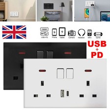Double Wall Plug Socket 2 Gang