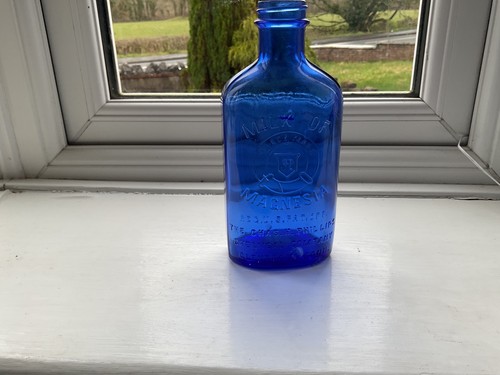 Antique blue glass - antique,