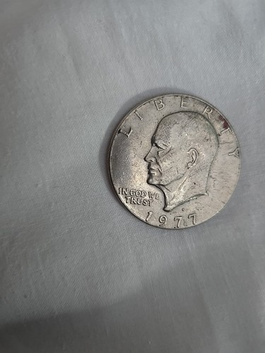 1977 eisenhower dollar coin - eisenhower,