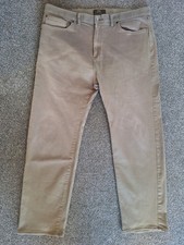 M&S Blue harbour Stormwear Quality Mens Jeans Trousers Dark stone 40"W 31"L 