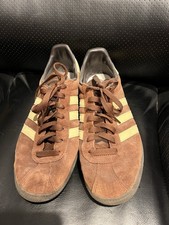 adidas Munchen SPZL UK Size 9 Trainers Brown