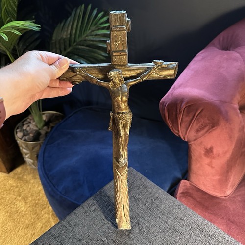 1920s 1940s crucifix wall - 1920s-1940s,