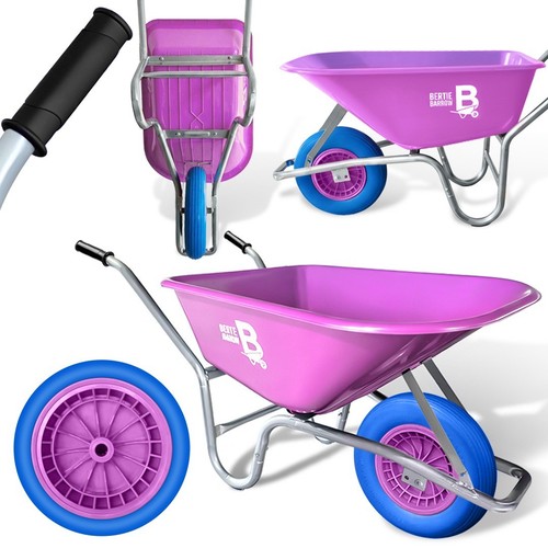 Wheelbarrow 110l bertie - wheelbarrow,