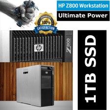 HP Workstation Z800 Xeon X5660 12-Core 2.80GHz 96GB DDR3 nvidia Quadro - 1TB SSD