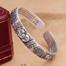 Men 925 Sterling Silver Lucky
