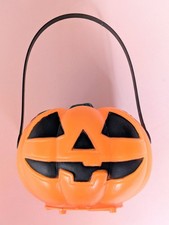 Vintage Blow Mould Mold Style Pumpkin Jack-o'-lantern Halloween Decoration