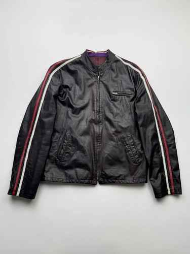 Vintage leather racing style - leather,