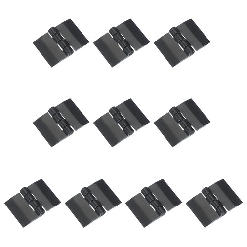 Pcs black plastic - 10, hinges