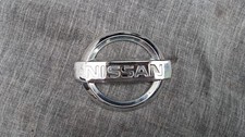 nissan note trunk tailgate boot lid emblem badge decal logo chrome rear 