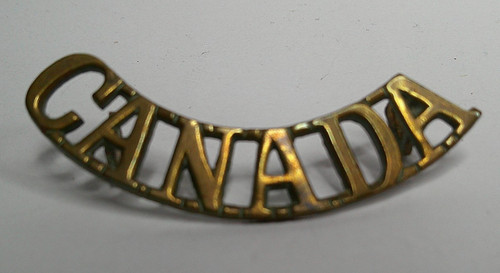Ww2 canadian army canada brass - canada,