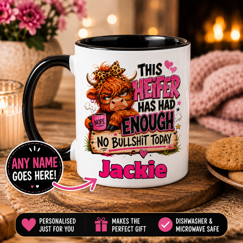 Funny highland cow mug - funny,