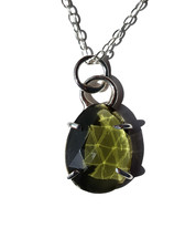 Moldavite Tektite Necklace