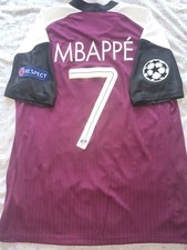 PSG 2020/21 Third Shirt Mbappe 7 Ucl (L)
