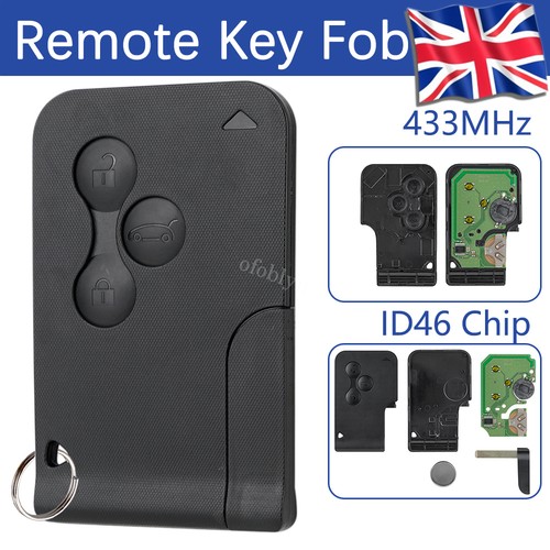 Remote key card - 3b, 433mhz