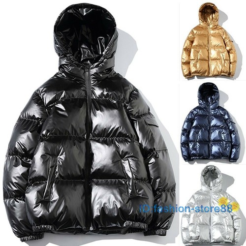 Men hooded shiny cotton - men's,
