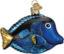 Pacific Blue Tang Blown Glass