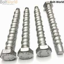 M6 M8 M10 M12 M16 HEX HEAD MULTI FIX THUNDER CONCRETE BOLTS SCREW ANCHOR FIXINGS