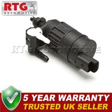 FOR RENAULT CLIO MK2 1998-05 FRONT REAR TWIN OUTLET WINDSCREEN WASHER FLUID PUMP
