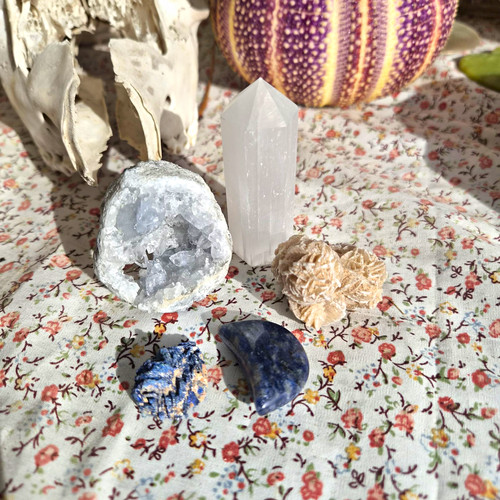 Natural 5pc crystal - natural, with