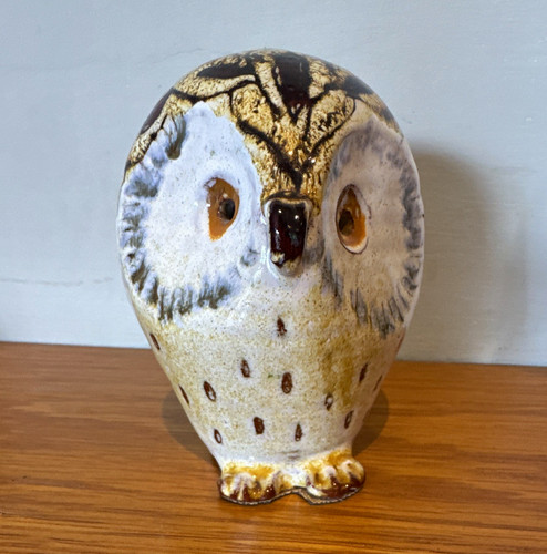 Vintage chelsea pottery owl - chelsea,