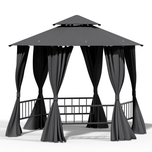 Outdoor tier steel frame - 2-tier,