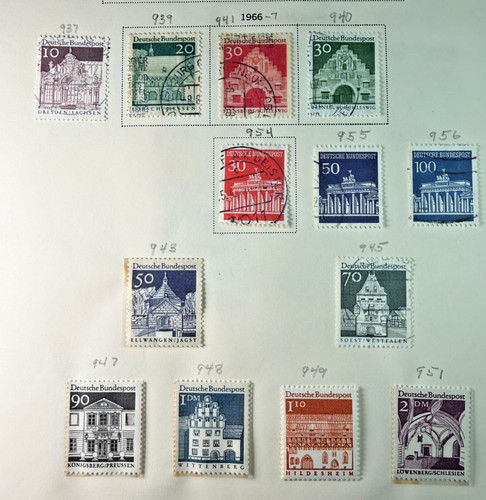 Germany lot stamps 1966 - of,