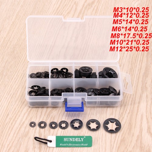 260pcs star nut push - nut, on