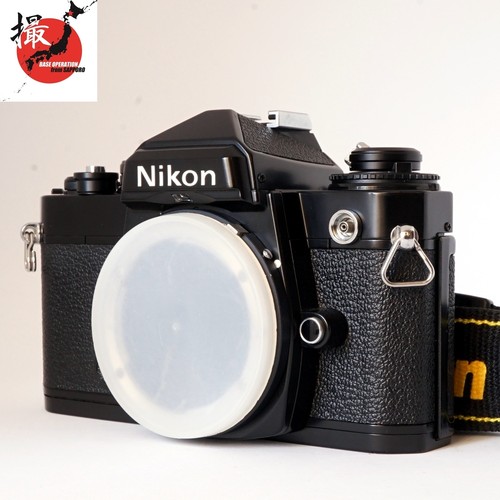 Nikon black 35mm slr mf - fe,