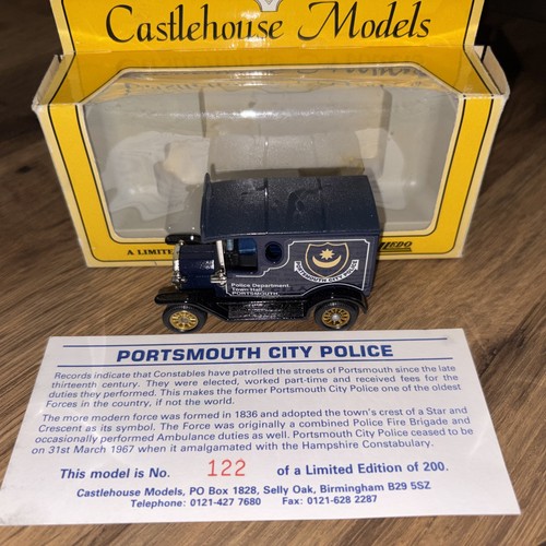 Lledo portsmouth city police - lledo,