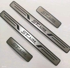 4x FORD PUMA ST LINE Stainless Steel Door Sill Protectors Scuff Plates