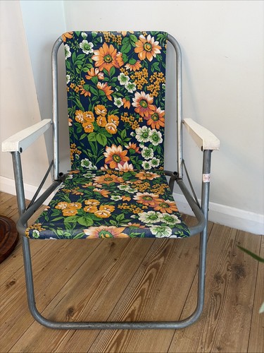 Vintage green floral folding - green,