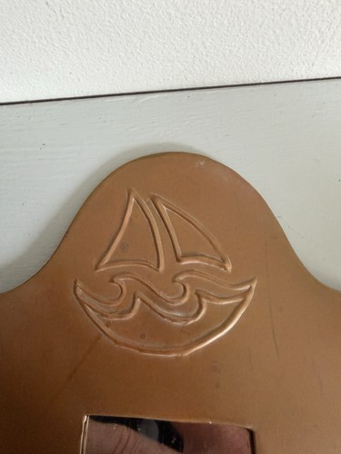 Vintage hammered copper brass - copper,